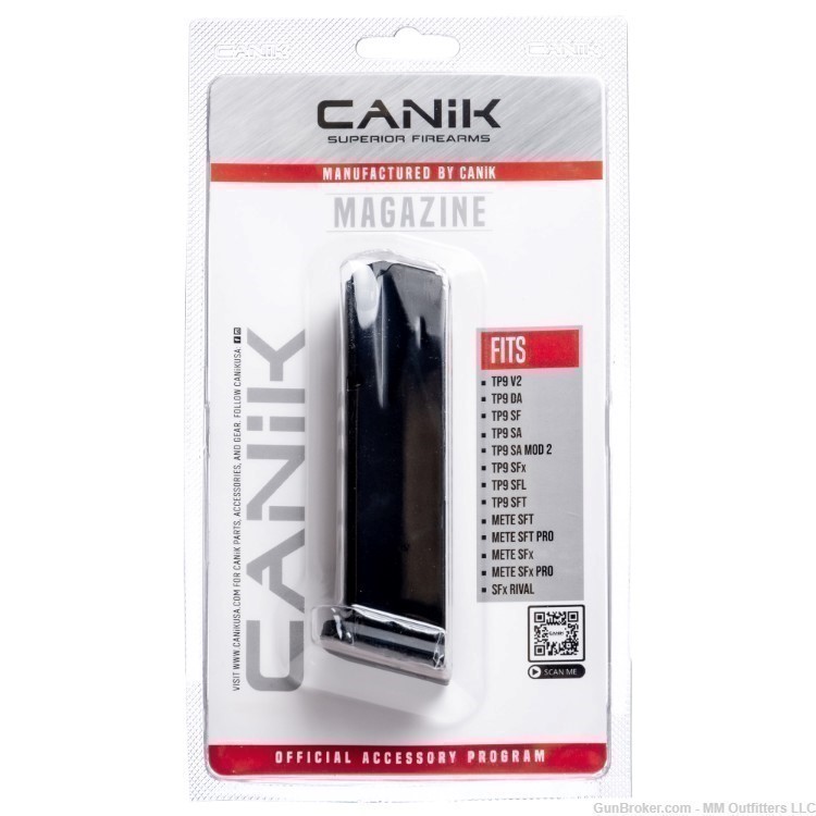 Canik TP9 Series OE Mag 18 rd 9 MM MA2240 NIB No Credit Card Fee-img-0
