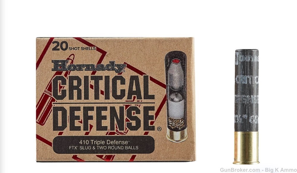 Hornady Critical Defense Ammunition 410 Bore 2-1/2" 41 Caliber FTX Slug-img-2