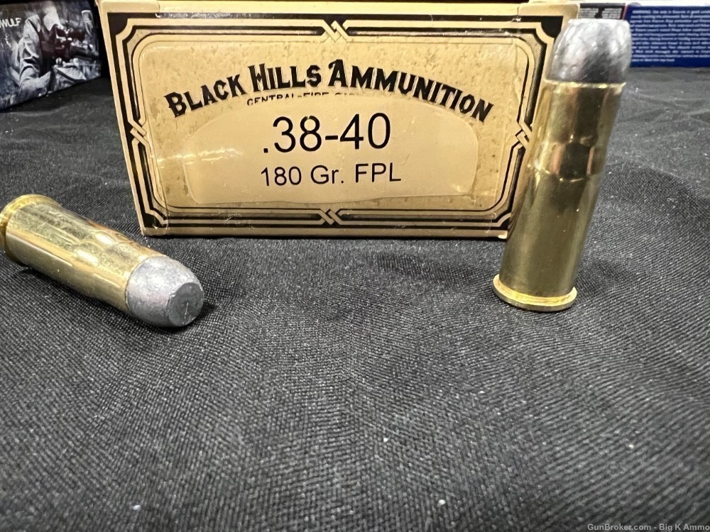 38-40 Winchester .38-40 WIN 180 gr 50 Rds black hills New Production-img-0