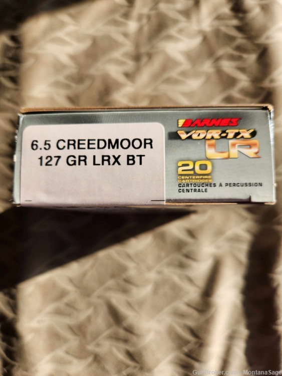 Factory Barnes VOR-TX LR 6.5 Creedmoor 127 gr. LRX - 20 rounds -img-0