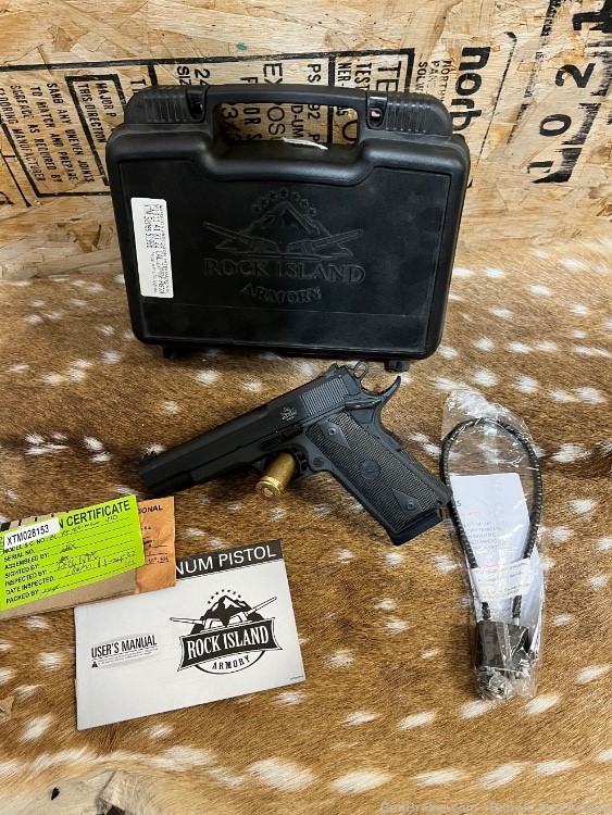 Rock Island Armory RIA XT22 .22 Magnum 1911 A1 New Cosmetic Blemishes -img-0