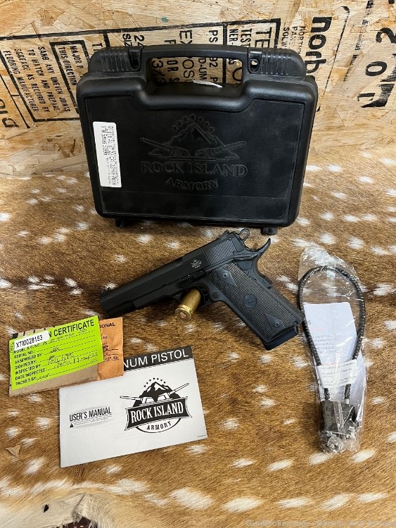 Rock Island Armory RIA XT22 .22 Magnum 1911 A1 New Cosmetic Blemishes -img-1