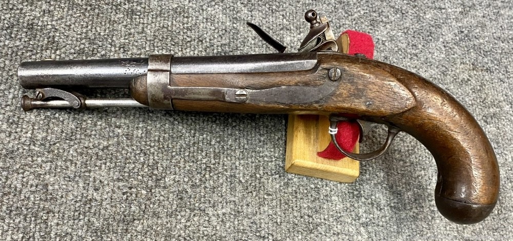 US Johnson Model 1836 .54 Flintlock Military pistol dated 1840 NR! Penny!-img-11