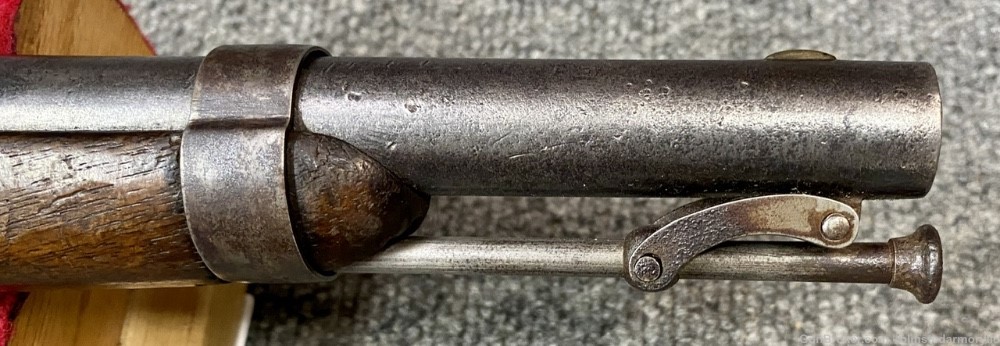 US Johnson Model 1836 .54 Flintlock Military pistol dated 1840 NR! Penny!-img-1