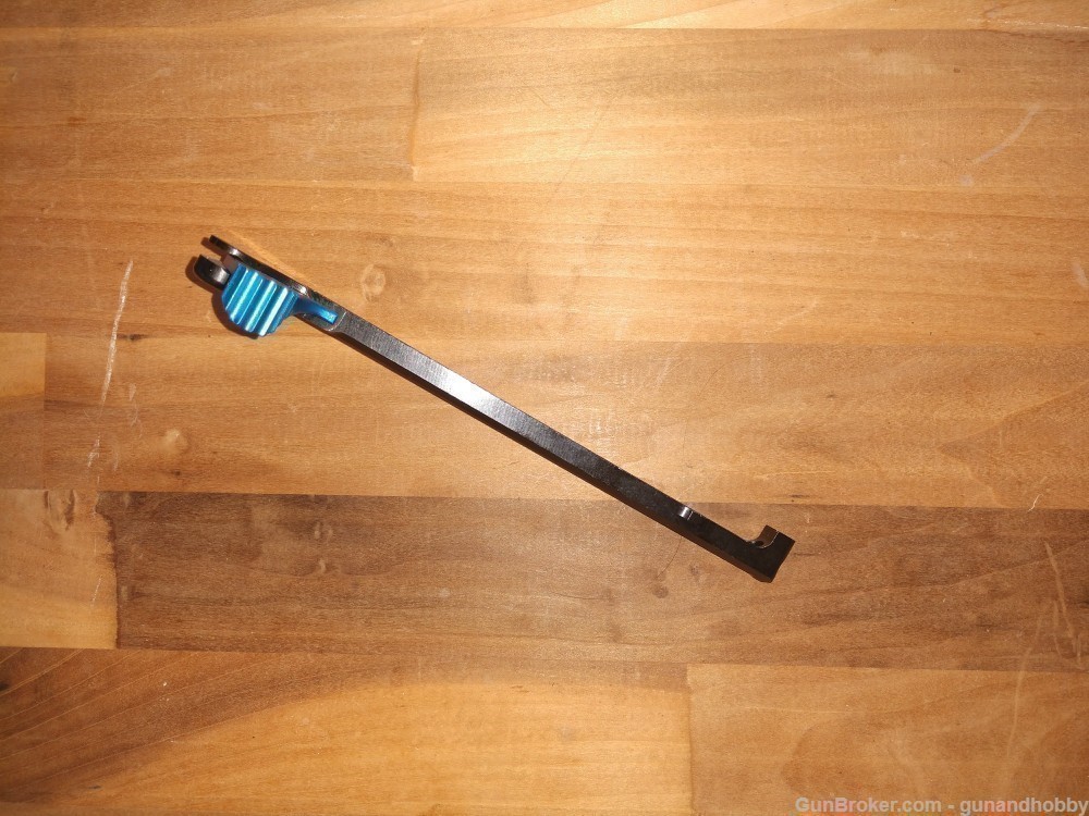 AR-15 Charing Handle Black w/ Extended Blue Latch-img-1