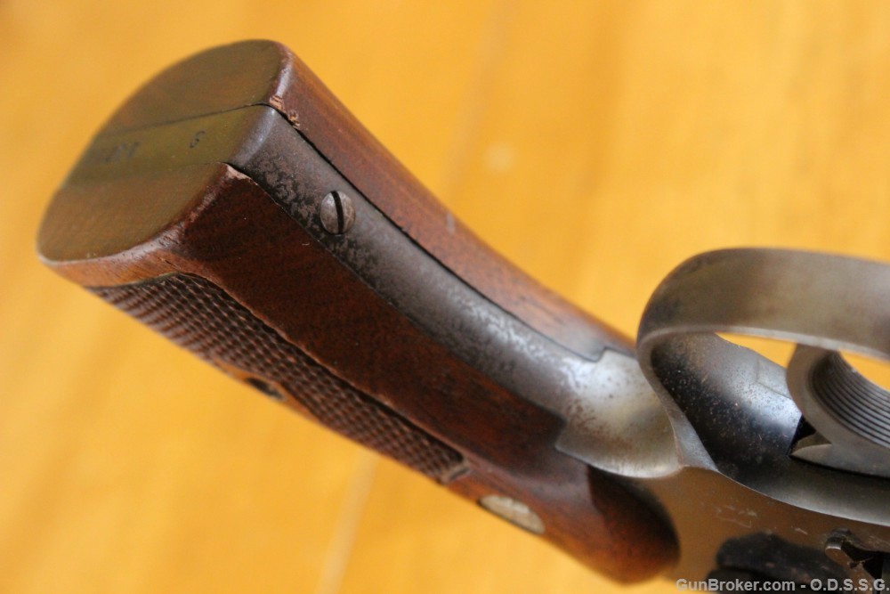 Smith & Wesson 38/44 .38SPL 4" MDL 1950 (ca. 1953) 5-Scrw Gold Box Grips NR-img-41