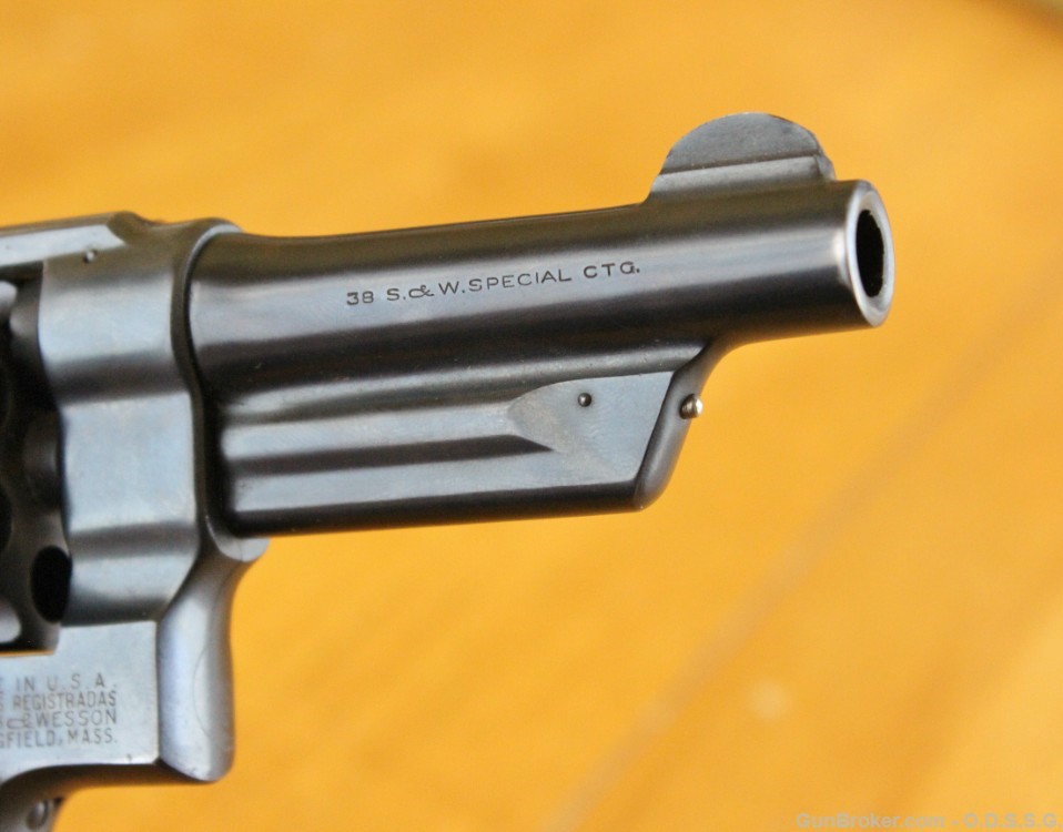 Smith & Wesson 38/44 .38SPL 4" MDL 1950 (ca. 1953) 5-Scrw Gold Box Grips NR-img-33