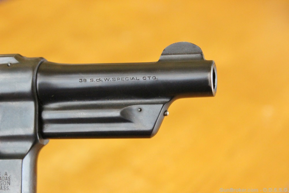Smith & Wesson 38/44 .38SPL 4" MDL 1950 (ca. 1953) 5-Scrw Gold Box Grips NR-img-32