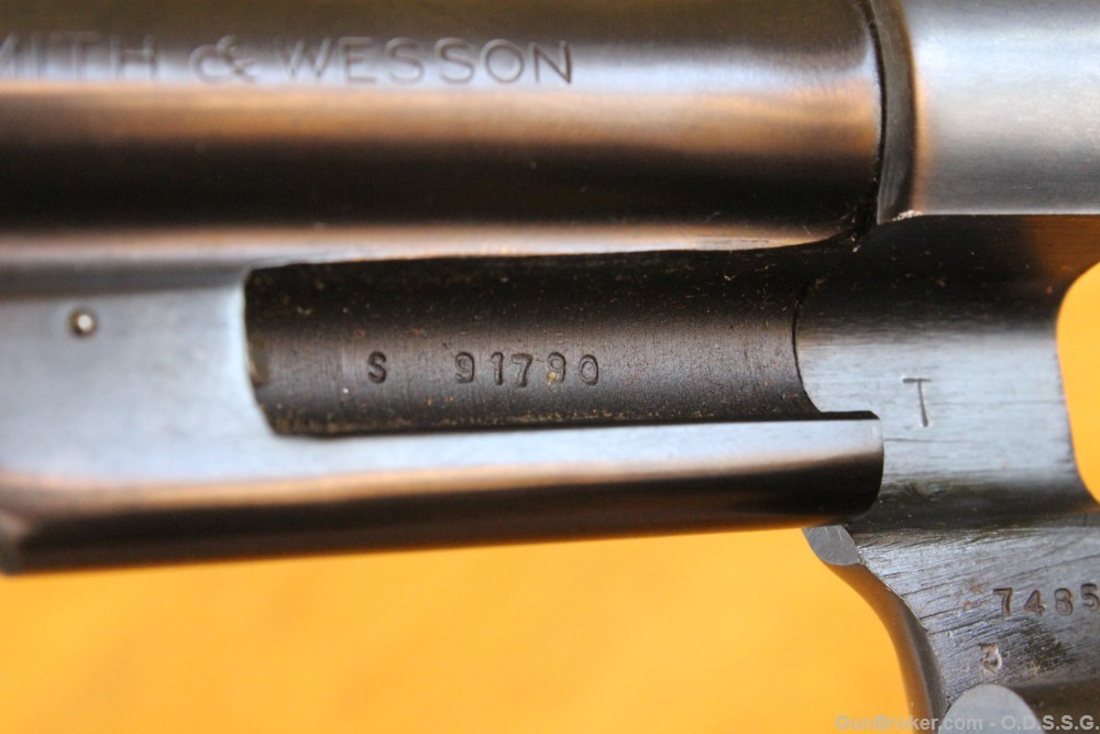 Smith & Wesson 38/44 .38SPL 4" MDL 1950 (ca. 1953) 5-Scrw Gold Box Grips NR-img-27