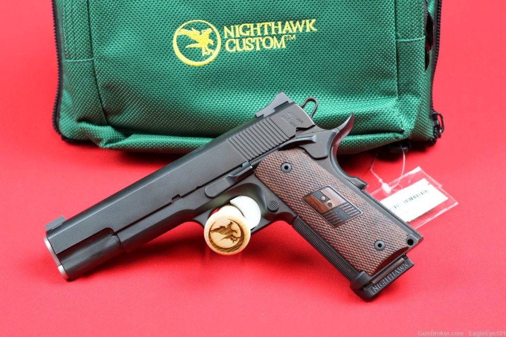Nighthawk Custom 1911 HEINIE TACTICAL CARRY, 5" .45 ACP  Like New Condition-img-0