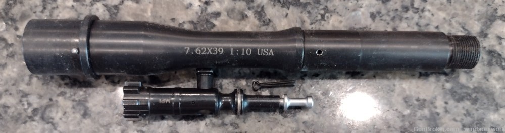 AR15 to AK47 7.62x39 conversion 7.5" barrel bolt enhanced firing pin New -img-0