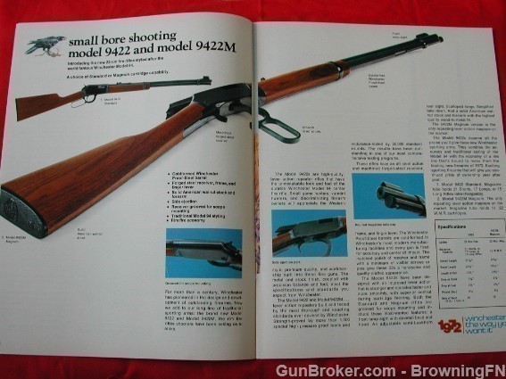 OEM Winchester 1972 Catalog Model Air Rifle Pisto-img-9
