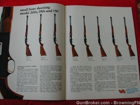 OEM Winchester 1972 Catalog Model Air Rifle Pisto-img-11