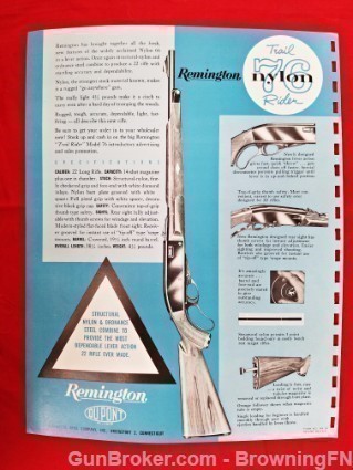 Orig Remington Model Nylon 76 Catalog Intro Flyer-img-1