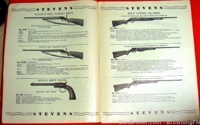 Orig Stevens Springfield Rifles Shotguns 1940-img-4