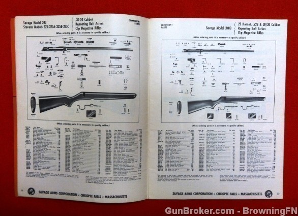 Orig Savage Stevens Fox Parts Catalog No. 55-img-1
