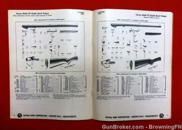 Orig Savage Stevens Fox Parts Catalog No. 55-img-4