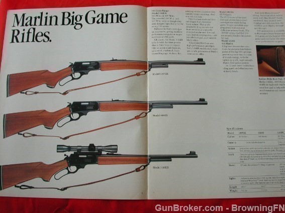 Orig Marlin 1984 Catalog Model Goose Gun 12 5510-img-3