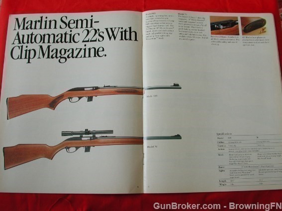 Orig Marlin 1984 Catalog Model Goose Gun 12 5510-img-7