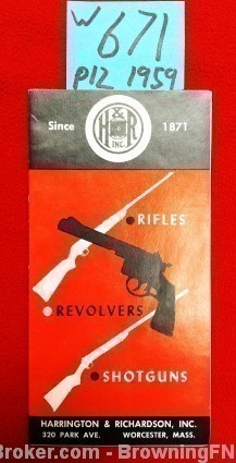 Orig H&R Rifles Revolvers Shotguns Flyer-img-0