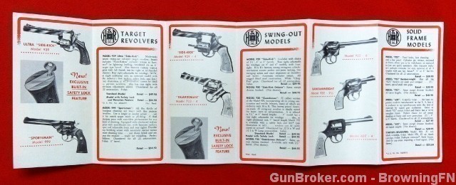 Orig H&R Rifles Revolvers Shotguns Flyer-img-1