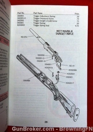 Orig Ruger M-77 Mk II Owners Instruction Manual 1993-img-2