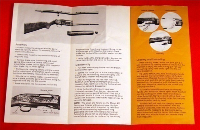 Orig Ithaca Owners Instruction Manual Model SKB Automatic 1969-img-1