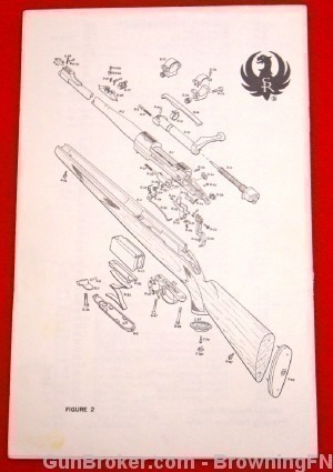 1970 Ruger Owners Instruction Manual M-77 Bolt Action Rifle-img-1
