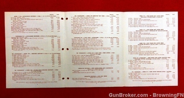 Orig Remington Dealer's Price List 1953-img-1