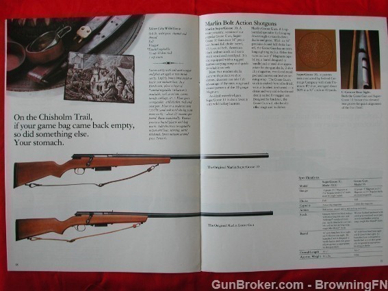 Orig Marlin 1982 Catalog Model Super Goose Gun-img-9