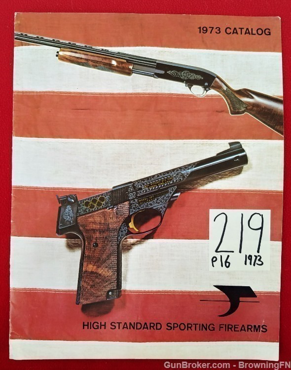 Original High Standard Sporting Firearms Catalog 1973-img-0