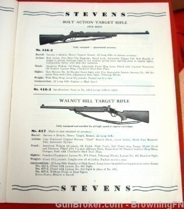 Orig Stevens Springfield 1942 Price List All Model-img-5