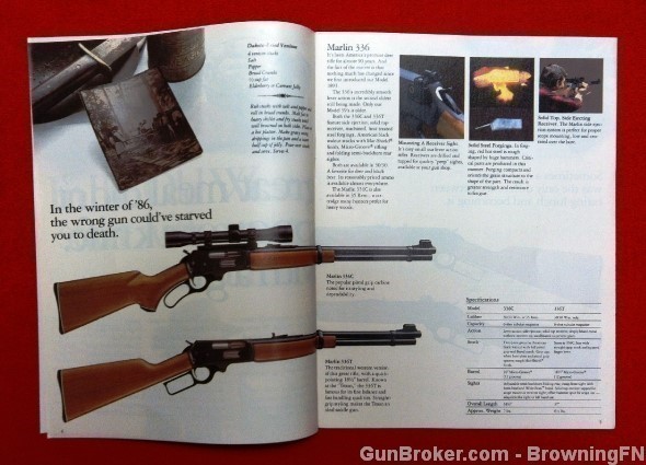Orig Marlin Sporting Firearms Catalog 1982-img-1