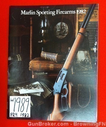 Orig Marlin Sporting Firearms Catalog 1982-img-0