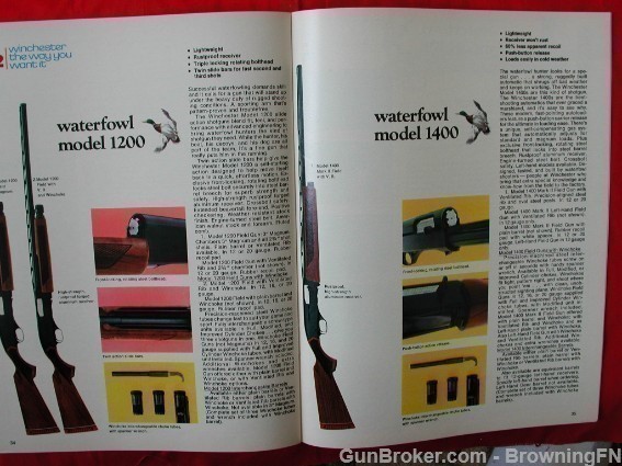Orig Winchester 1972 Catalog Model .177 .22 Pellet-img-19