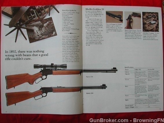 Orig Marlin 1982 Catalog Model 39A 39M990 995-img-5