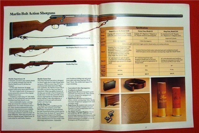1978 Marlin All Models Catalog Goose Gun Slug Gun-img-7