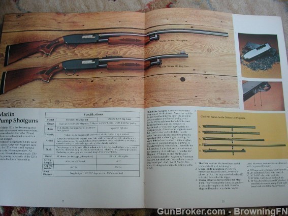 Orig Marlin 1980 Catalog Model Super Goose Gun-img-9