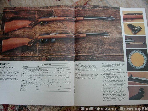 Orig Marlin 1980 Catalog Model Super Goose Gun-img-7