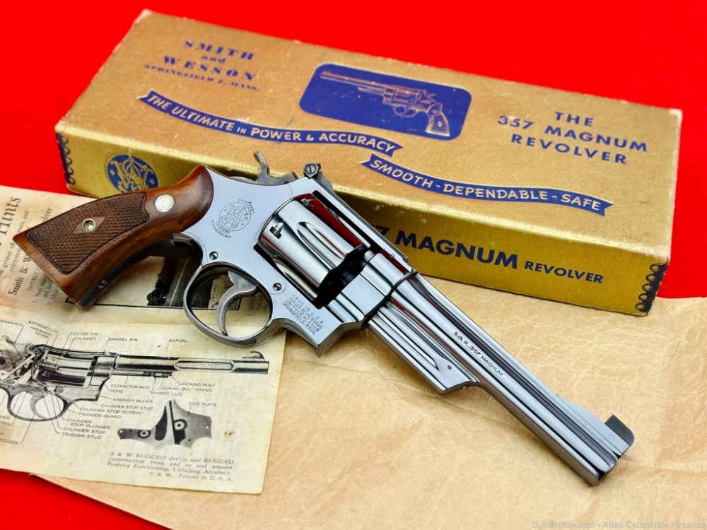 2ND YEAR 1958 S&W Model 27 No Dash 6" Blue 357 Magnum |*MADE 3 YEARS ONLY*|-img-7