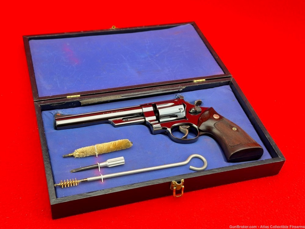 EARLY 1956 Smith & Wesson Pre-Model 29 Blue 44 MAG 6.5" *FACTORY COKE GRIPS-img-34