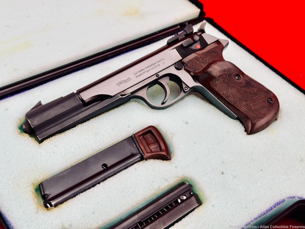 1967 German Walther Model PP Sport .22 LR 6" Blue - Factory Target Pistol-img-0