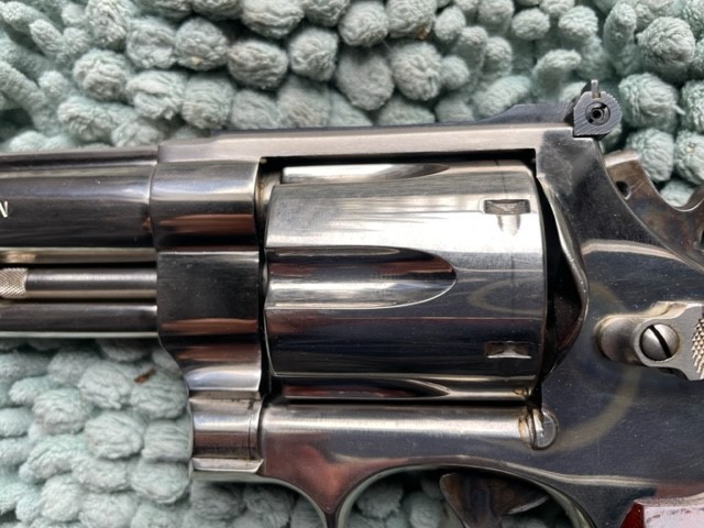 smith wesson 57-1 nickel excellect condition-img-1