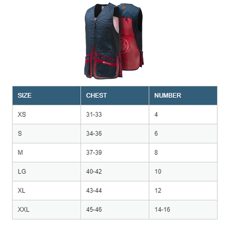 BERETTA Silver Pigeon Evo Vest W, Color: Total Eclipse Blue/Red, Size: S-img-5