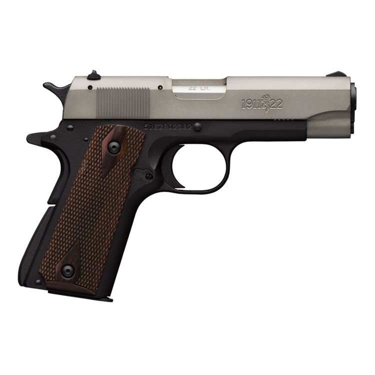 BROWNING 1911-22 A1 Comp .22LR 3.625in Ca Compliant 10rd Pistol (51880490)-img-1