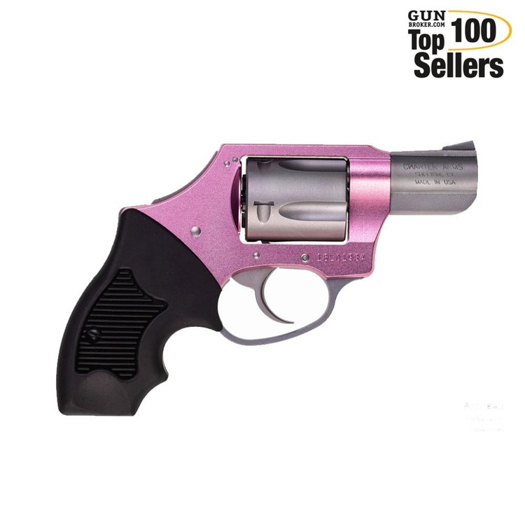 CHARTER ARMS Undercover Lite Pink Lady .38 Spec 2in 5rd Pink/Steel Revolver-img-0