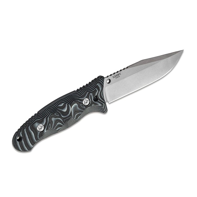 HOGUE EX-F02 4.5in Clip Point G-Mascus Black Fixed Blade Knife (35279)-img-2