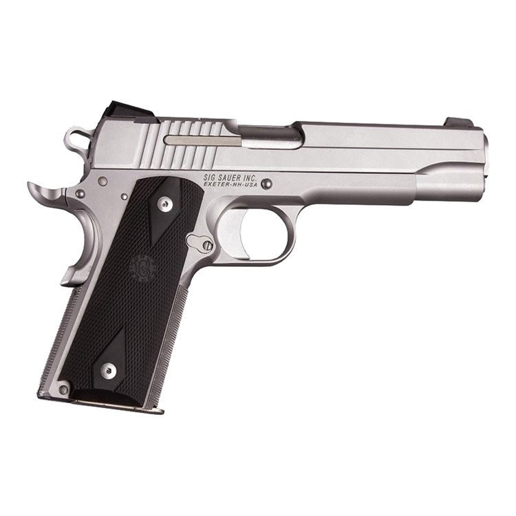 HOGUE 1911 Government Colt Rubber Checkered with Grip Panels (45010)-img-2