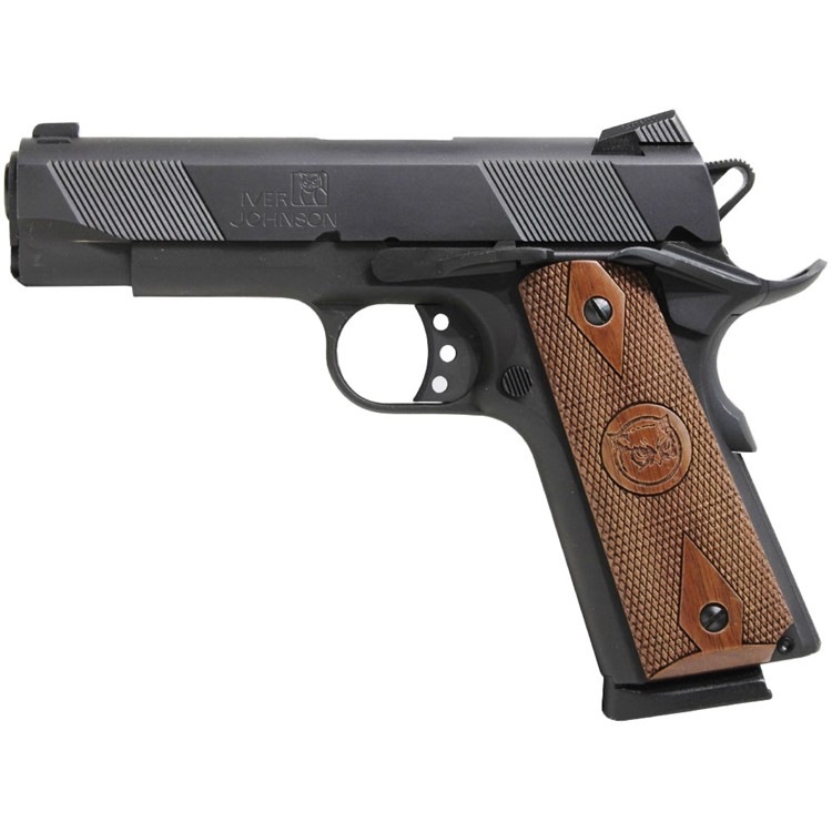 IVER JOHNSON ARMS Hawk Deluxe 1911 45 ACP 4.25in 8rd Single-Action Pistol-img-1