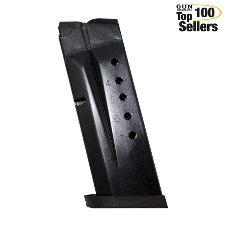 PROMAG Fits Smith & Wesson Shield 9mm 7rd Blue Steel Magazine (SMI-26)-img-0